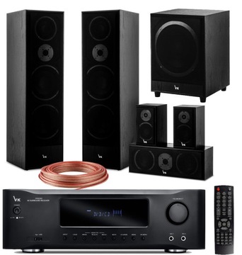 KOLUMNY DO KINO DOMOWEGO 5.1 AMPLITUNER BLUETOOTH