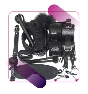 БДСМ НАБОР НАРУЧКИ Кнут СЕКС КЛЯП СЕКСИ ОШЕЙНИК