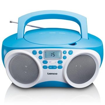 BOOMBOX RZENOŚNY STEREO RADIOODTWARZACZ HIFI CD RADIO FM USB MP3 BATERIE