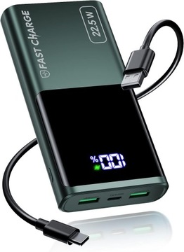 POWERBANK PRZENOŚNA ŁADOWARKA KOMPAKTOWY FAHEFANA 20000MAH PD 22.5W USB PRO