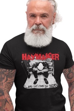 HAYMAKER T-Shirt Męski SKINHEAD PUNK ROCK Koszulka z nadrukiem Męska M