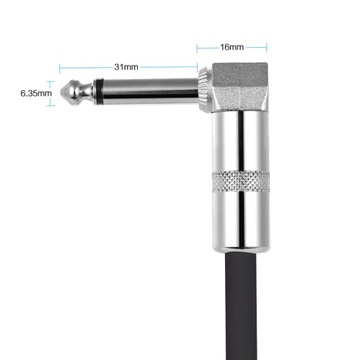 3-компонентный патч-кабель для педали эффектов гитары