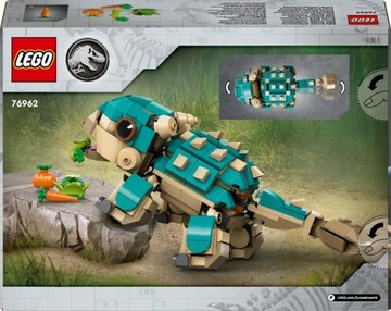 LEGO JURASSIC WORLD 76962 НАБОР ПОДАРОЧНЫХ БЛОКОВ «МАЛЕНЬКИЙ АНЦИЛОЗавр BUMPY»
