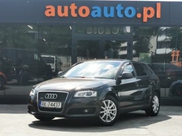 Audi A3 8P Hatchback 3d 2.0 TDI CR 170KM 2010 AUDI A3 Quattro 4x4, Manual, 2x Klucz, Nawigacja, Kamera cofania 8P, zdjęcie 1