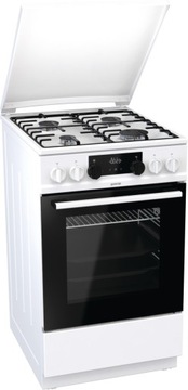 KUCHNIA gazowo elektryczna GORENJE K5352WH AquaClean 50cm biała gazowa