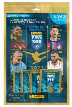 FIFA 365 2023 ZESTAW STARTOWY ALBUM NA NAKLEJKI
