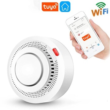 Умный беспроводной Wi-Fi датчик дыма Tuya