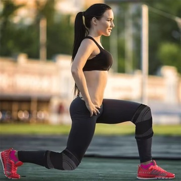 ORTEZA STABILIZATOR OPASKA NA KOLANO ELASTYCZNA ORTOPEDYCZNA RZEP ROZ. S