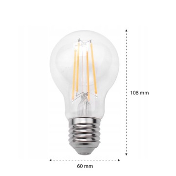 E27 Светодиодная лампа накаливания EDISON РЕТРО ДЕКОРАТИВНАЯ 10 Вт