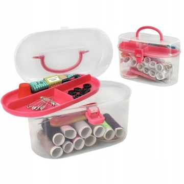 НАБОР ДЛЯ ПРИШИВАНИЯ НИТЬИ ИГЛЫ В КОРОБКЕ