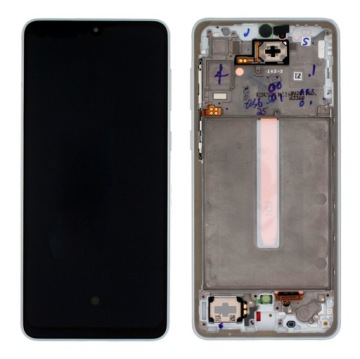 LCD displej Samsung A33 5G 2022 SM-A336 Bílý S Rámečkem
