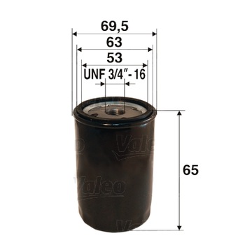 VALEO 586054 FILTR OLEJE