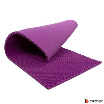 Фиолетовая акустическая волновая панель поглощает избыточный шум 3 см без клея