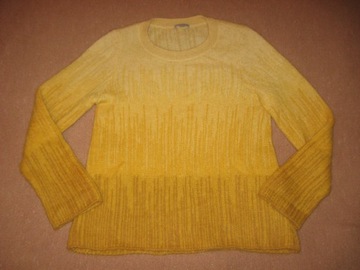 COS cieniowany żółty sweter wełna M L XL jak nowy