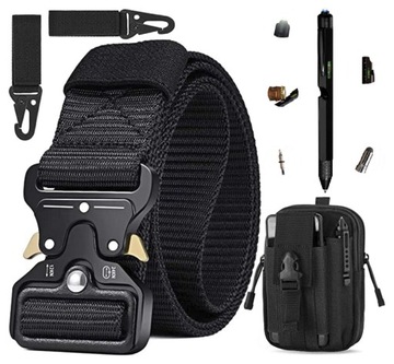 ZESTAW PASEK TAKTYCZNY SASZETKA MULTITOOL 8W1 P-1