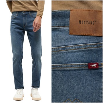MUSTANG FRISCO SKINNY MĘSKIE SPODNIE JEANSOWE JEANSY DŻINS W34 L30