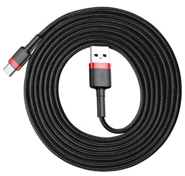 Кабель Baseus USB-C Type C для быстрой зарядки 3.0, 200 см