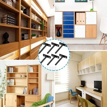 4 невидимых кронштейна для плавающих полок