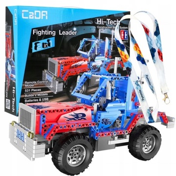 KLOCKI R/C AUTKO CIĘŻARÓWKA CADA TECHNIC 531 el.