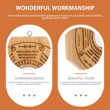 Металлический декор Багуа Деревянное выпуклое зеркало Традиционное