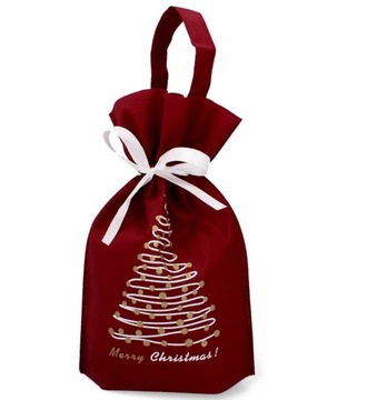 WOREK PREZENTOWY TOREBKA ŚWIĄTECZNA PREZENT 22x32