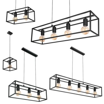 Современный 3-х панельный торшер в стиле лофт на светодиодах