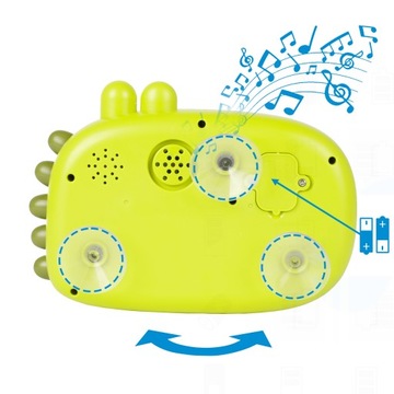 ПЕННАЯ МАШИНА ДЛЯ ВАННЫ BUBBLE DINOSAUR В ИГРЕ ВАННА