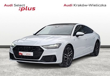 Audi A7 C8 Sportback Facelifting 3.0 50 TDI 286KM 2024 Audi A7 Sportback Matrix, S line, Czern Plus, Panorama, Kamera 360, Reg. z