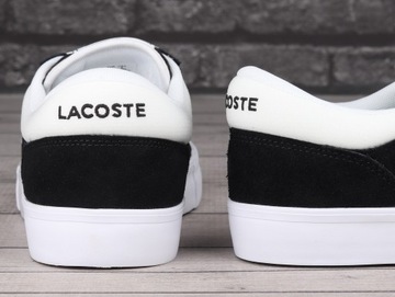 Buty męskie sportowe Lacoste TRACKSERVE BLACK/WHITE