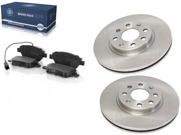 TARCZE KLOCKI PRZÓD FIAT STILO DOBLO IDEA LINEA ALFA ROMEO MITO