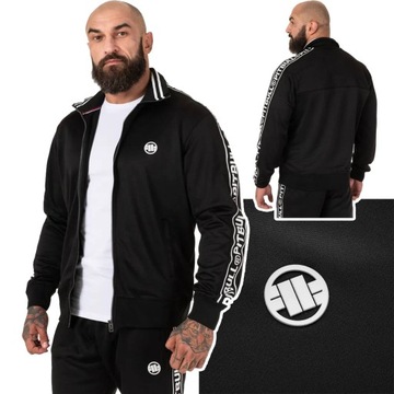 Bluza męska rozpinana Pit Bull Oldschool Tape Logo r. XXL