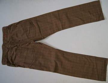 PEPE JEANS GRUBER W33 L32 PAS 90 spodnie męskie w kratę jak nowe