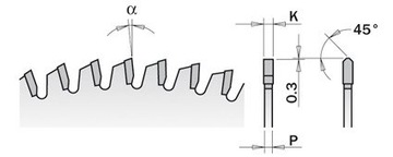 СМТ 281.166.56H ПИЛА ДЛЯ ЛАМИНАТА И ЛДСП ЛДСП