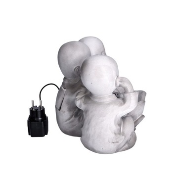 Fontanna domowa led Budda 3szt 32cm pokojowa mała