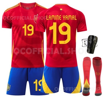 Reprezentacja Hiszpanii 2024/25 LAMINE YAMAL Strój Piłkarski, S