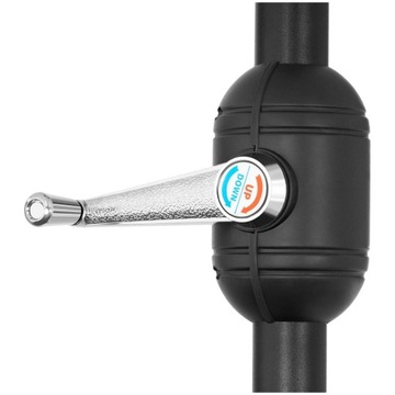 Опрокидывающийся БАЛКОННЫЙ ЗОНТ С РУЧКОЙ ДЛЯ САДОВОЙ ТЕРРАСЫ