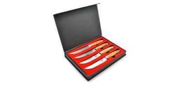 Набор из 4 ножей для стейка Dellinger Olive Wood.