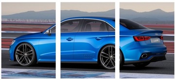 3x OBRAZ NA ŚCIANĘ AUDI S3 30x40
