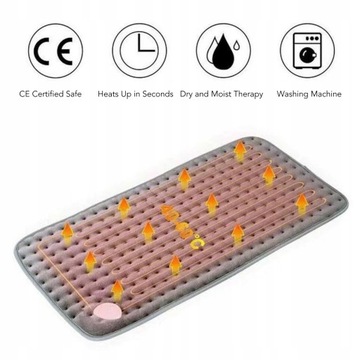 Одеяло с подогревом 60х30см зимнее электрическое 6