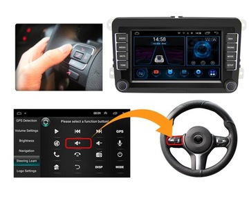 РАДИОНАВИГАЦИЯ 7 ДЮЙМОВ ДЛЯ GOLF VI VW PASSAT B6 B7 GPS