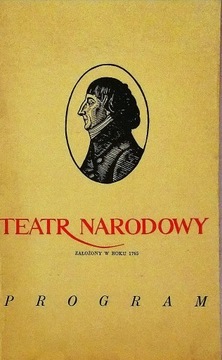 Program Żywot Jozepha Teatr Narodowy 1966 r. SPK