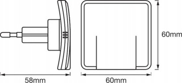 Ночник для цоколя SLIM LEDVANCE LED