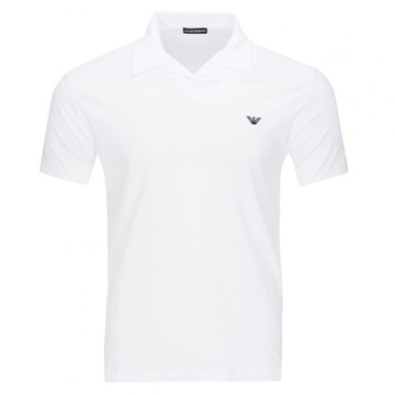 Emporio Armani koszulka polo męska biała polówka 211837-1P472 S
