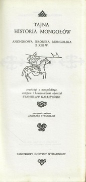 TAJNA HISTORIA MONGOŁÓW