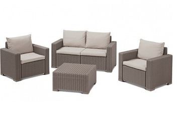 ALLIBERT Zestaw mebli CALIFORNIA Sofa Fotele Stół