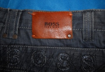Hugo Boss Jeans Spodnie Męskie Prosty Krój 33/34