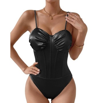 S-2303123 BLACK CZARNE BODY Uniwersalny