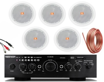 NAGŁOŚNIENIE SUFITOWE JBL WZMACNIACZ BLUETOOTH