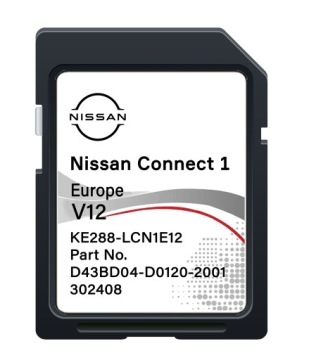 SD-карта навигации Nissan Qashqai Juke X-Trail 2023