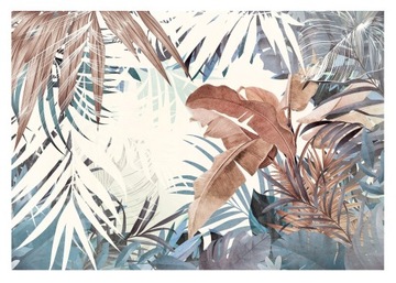 Fototapeta 3D LIŚCIE MONSTERA PAPROCI XXL 416x254